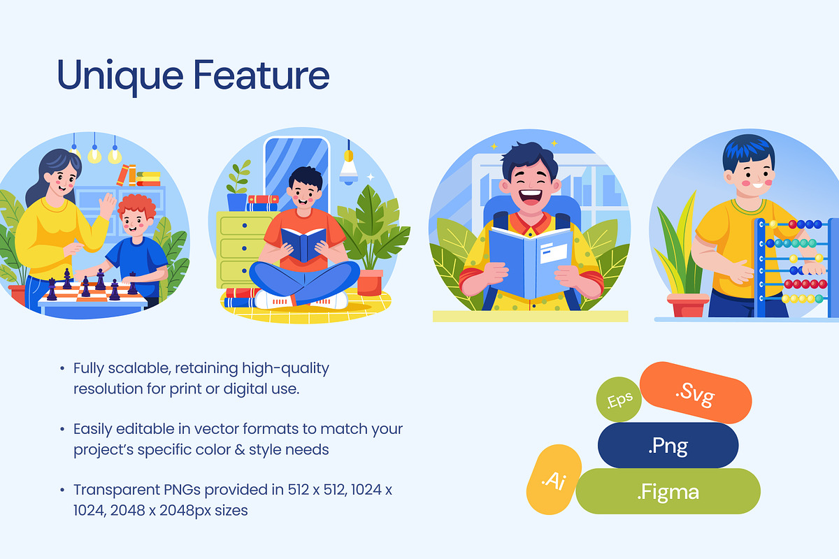 Adorable School Illustration, an Education Illustration by Brickclay (Photo 2 of 9)