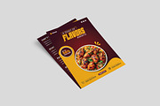 2 Page A4 Modern Food Menu Template, a Brochure Template by vectorlnk (Thumbnail 4 of 6)