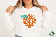 Fish Embroidery Design Bundle, a Solid Icon by Craft Nest (Thumbnail 2 of 6)