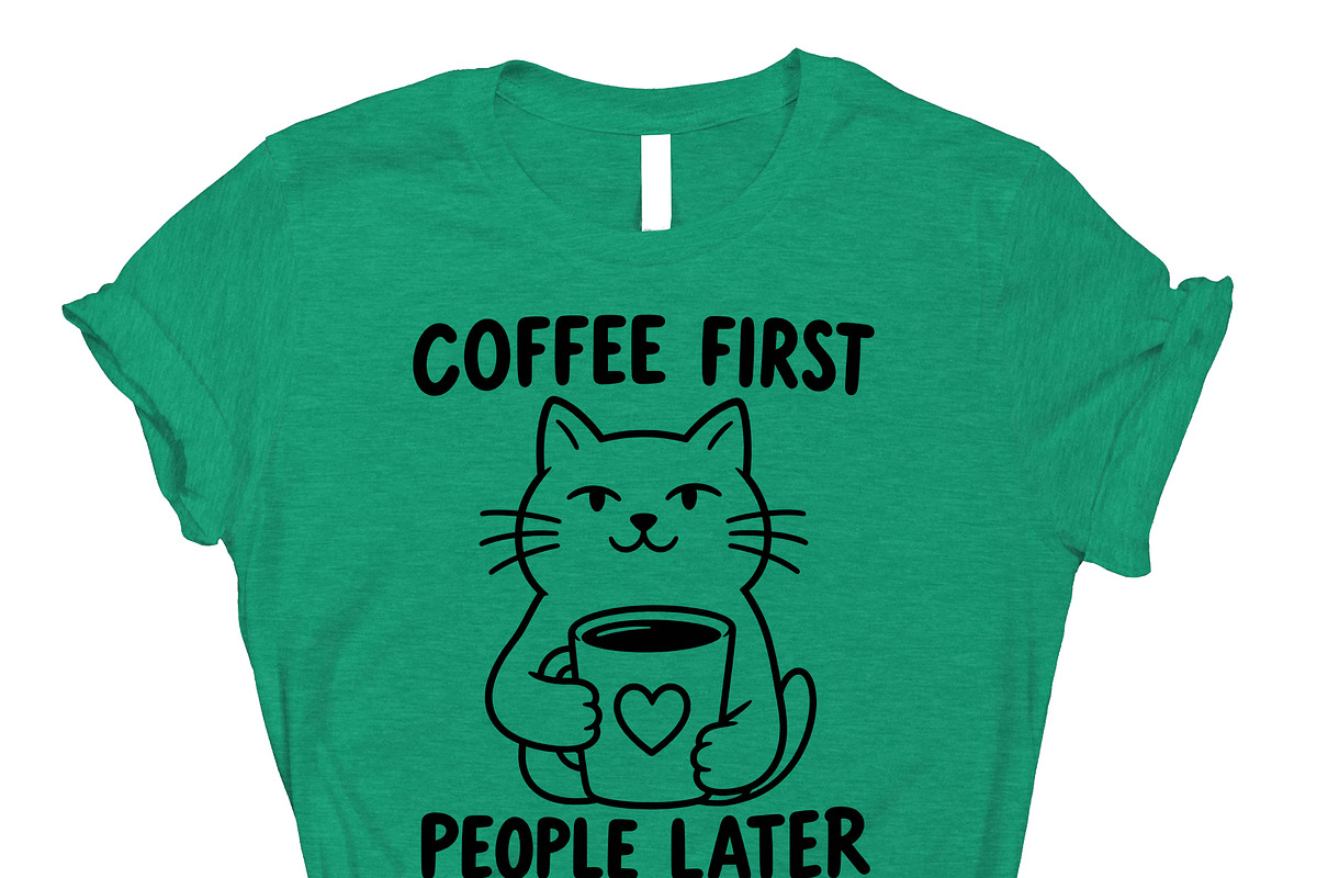 Coffee First People Later C Cat PNG, an Object Graphic by Star Graphic Design (Photo 5 of 10)