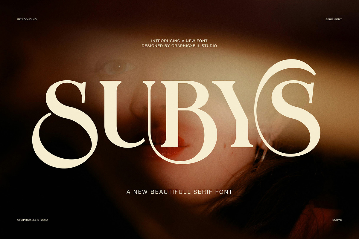 Subys Elegant Display Serif Font, a Serif Font by Graphicxell (Photo 1 of 8)