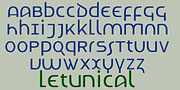Letunical, a Sans Serif Font by Ingrimayne Type (Thumbnail 3 of 8)