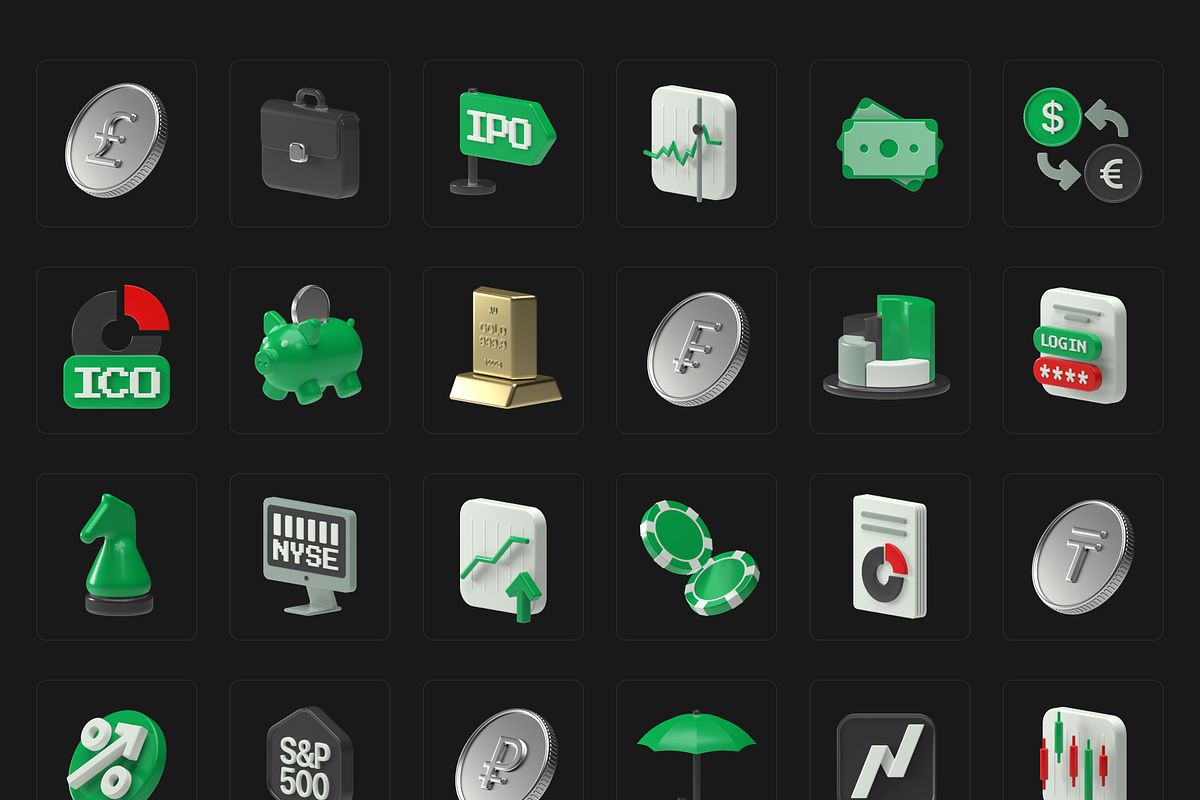 Invest 3D icons, an Icon by Goicons (Photo 9 of 9)