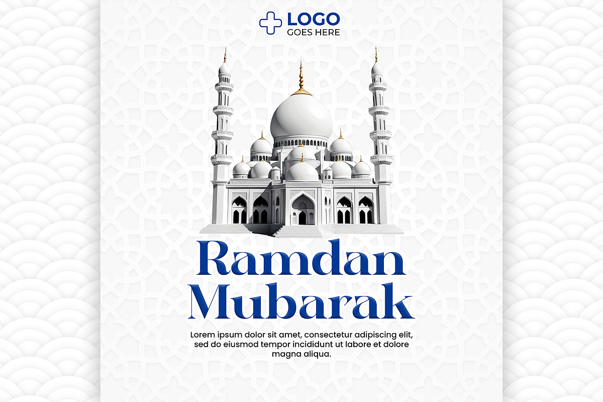 Ramadan Mubarak posts, a Social Media Template by AyyazMomin (Photo 4 of 7)