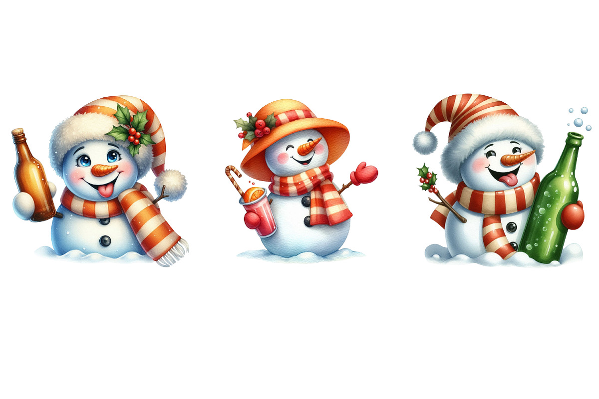 Funny Snowman Sublimation, an Illustration by Design Market (Photo 4 of 4)