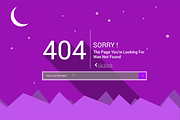Material Design 404 Page, a Websites & App Template by Saif71 - Shop (Thumbnail 3 of 6)