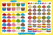 Cupcake. Hand Drawn Creator Kit, a Decorative Illustration by DeepFuze (Thumbnail 3 of 6)