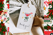 Christmas Party Clipart, a Decorative Illustration by BigCakeBee (Thumbnail 3 of 3)