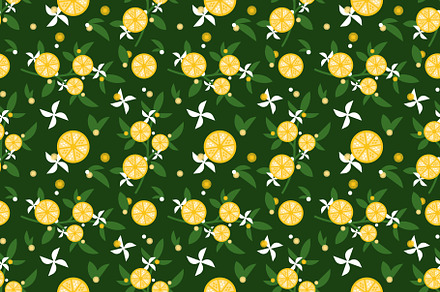 Lemon Pattern (Citrus Grove)