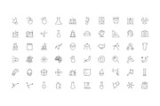 160 Science Hand Drawn Doodle Icons, an Outline Icon by Creative Stall (Thumbnail 3 of 4)
