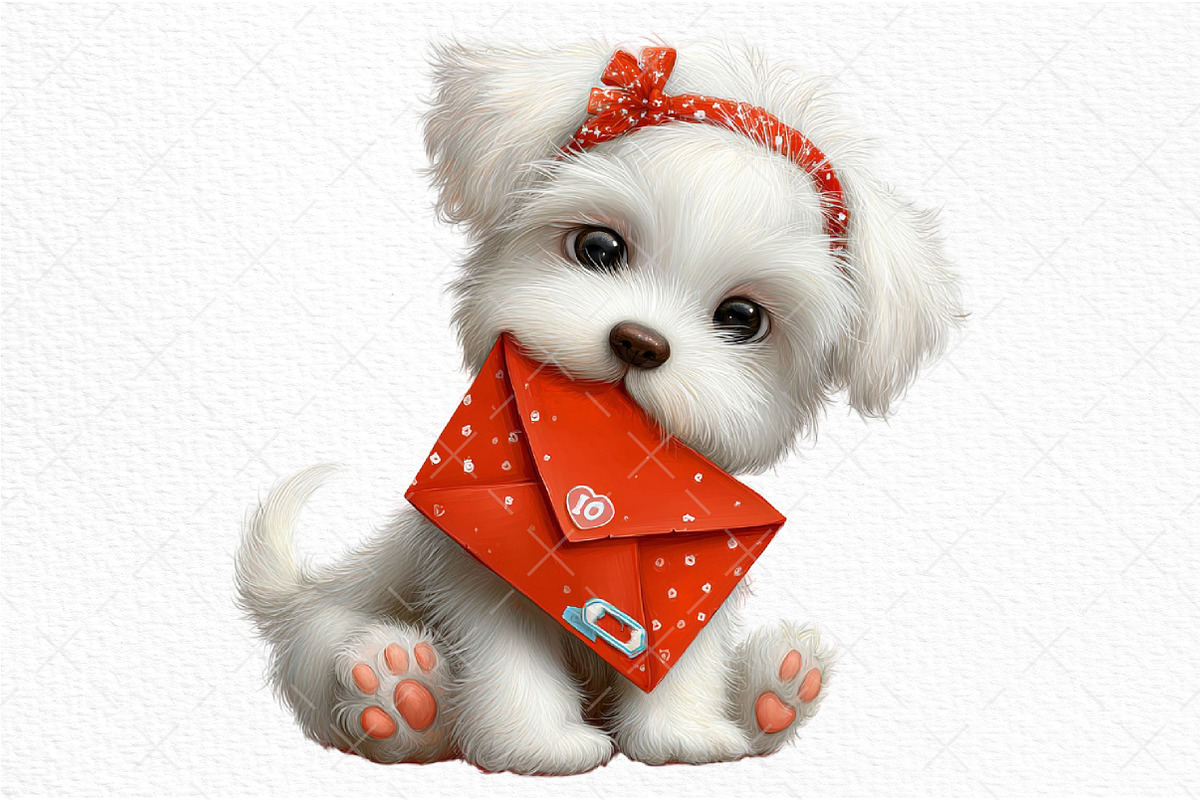 Kawaii Valentine Clipart Bundle, an Illustration by Craft Nest (Photo 7 of 10)