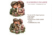 Couple in Love Clipart JPG, a Person Illustration by Memories By Lea (Thumbnail 3 of 19)