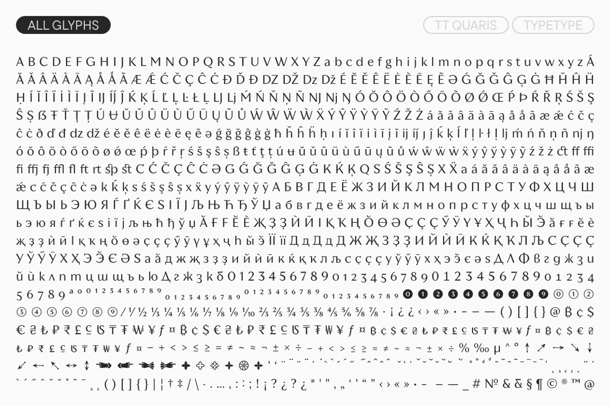 TT Quaris, a Serif Font by TypeType (Photo 10 of 15)