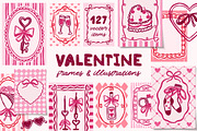 Valentine Frames And Illustrations, an Object Graphic by ArtFM (Thumbnail 1 of 11)