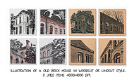 Illustration of a old brick house, an Object Graphic by SketchArtStudio (Thumbnail 3 of 3)