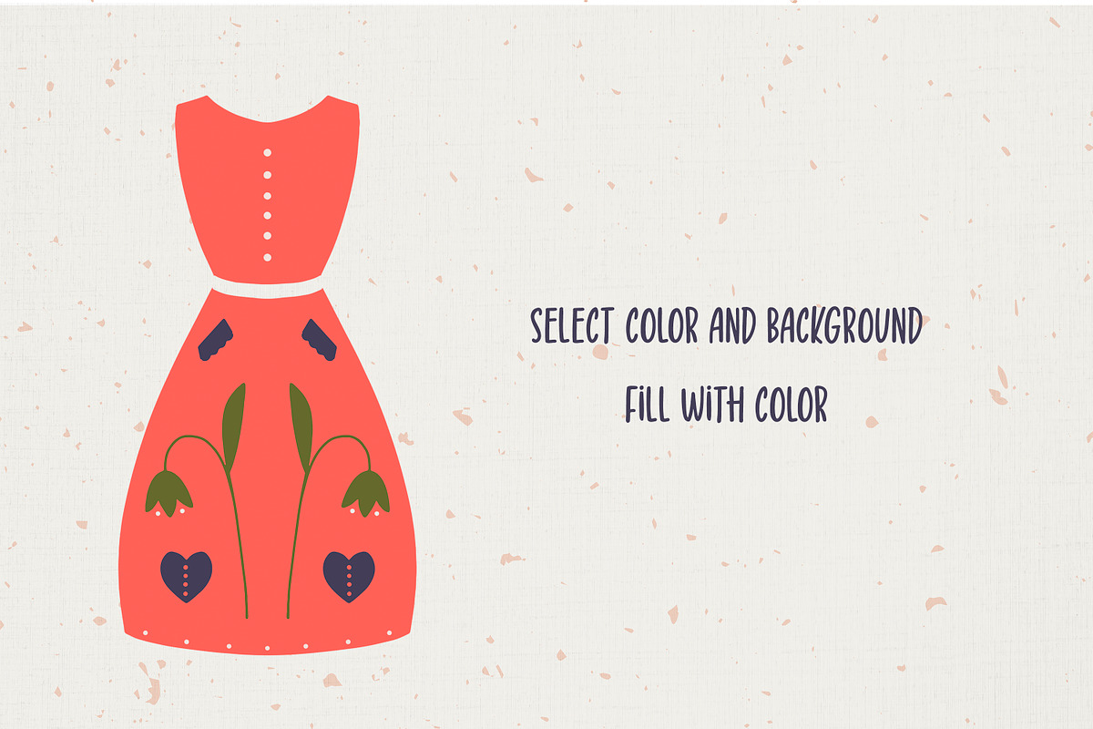 Folk Art Romantic Procreate Brushes, a Brush Add-On by Little Nordic Atelier (Photo 3 of 4)