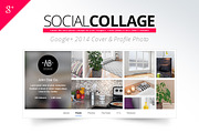 Social Collage | Google+ Cover Photo, a Templates & Theme by Pixel Strawberry (Thumbnail 1 of 2)
