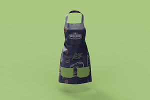 Beauty Apron Mockup Full Editable