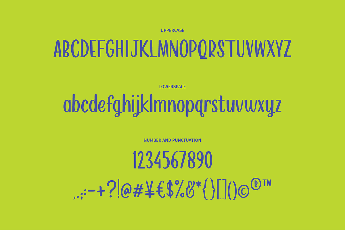 BONBON Handwritten Font, a Handwritten Font by aquene (Photo 5 of 8)
