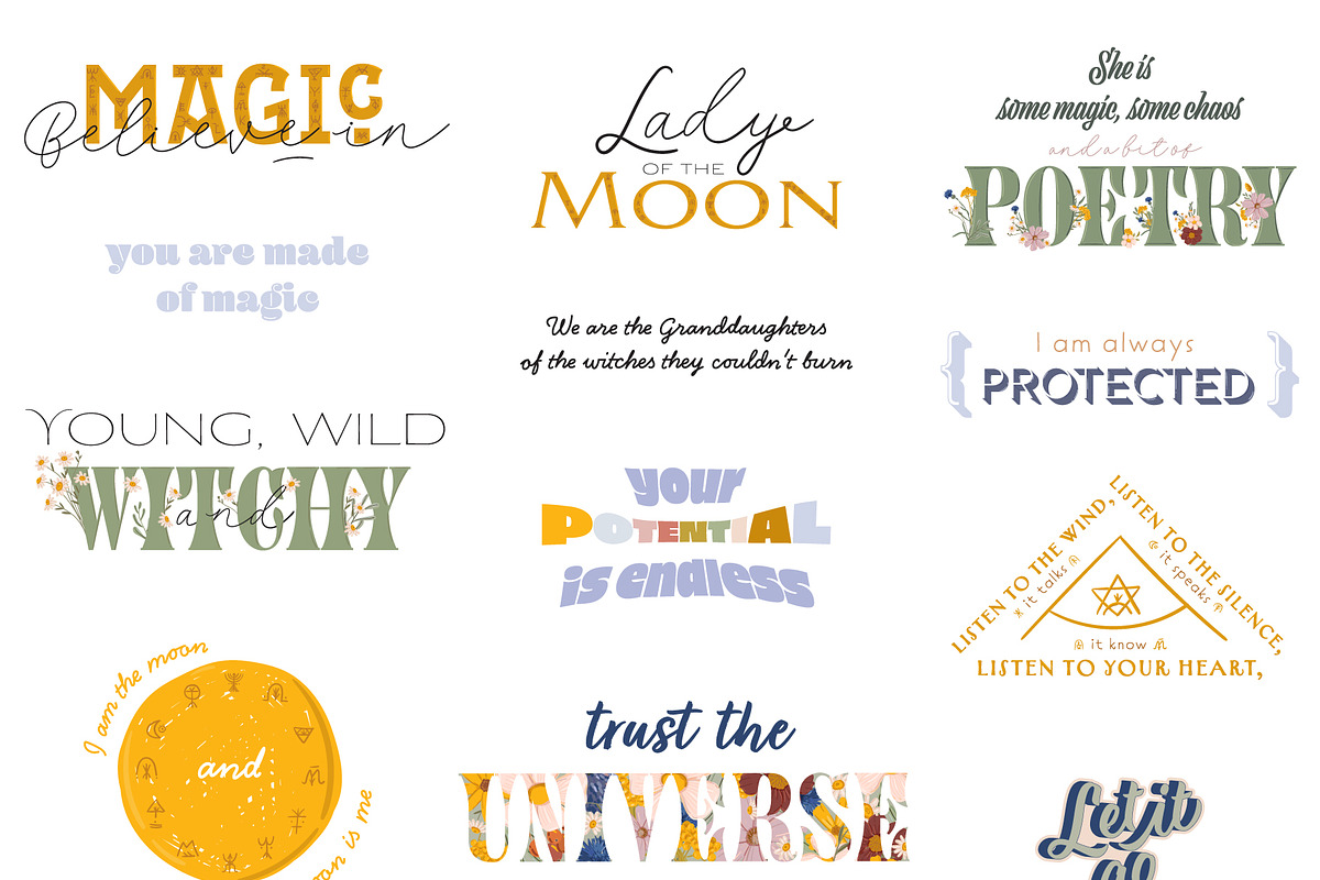 Woman Mystery & GRL Power BUNDLE, an Object Graphic by Ruslana Lubenets (Photo 13 of 123)