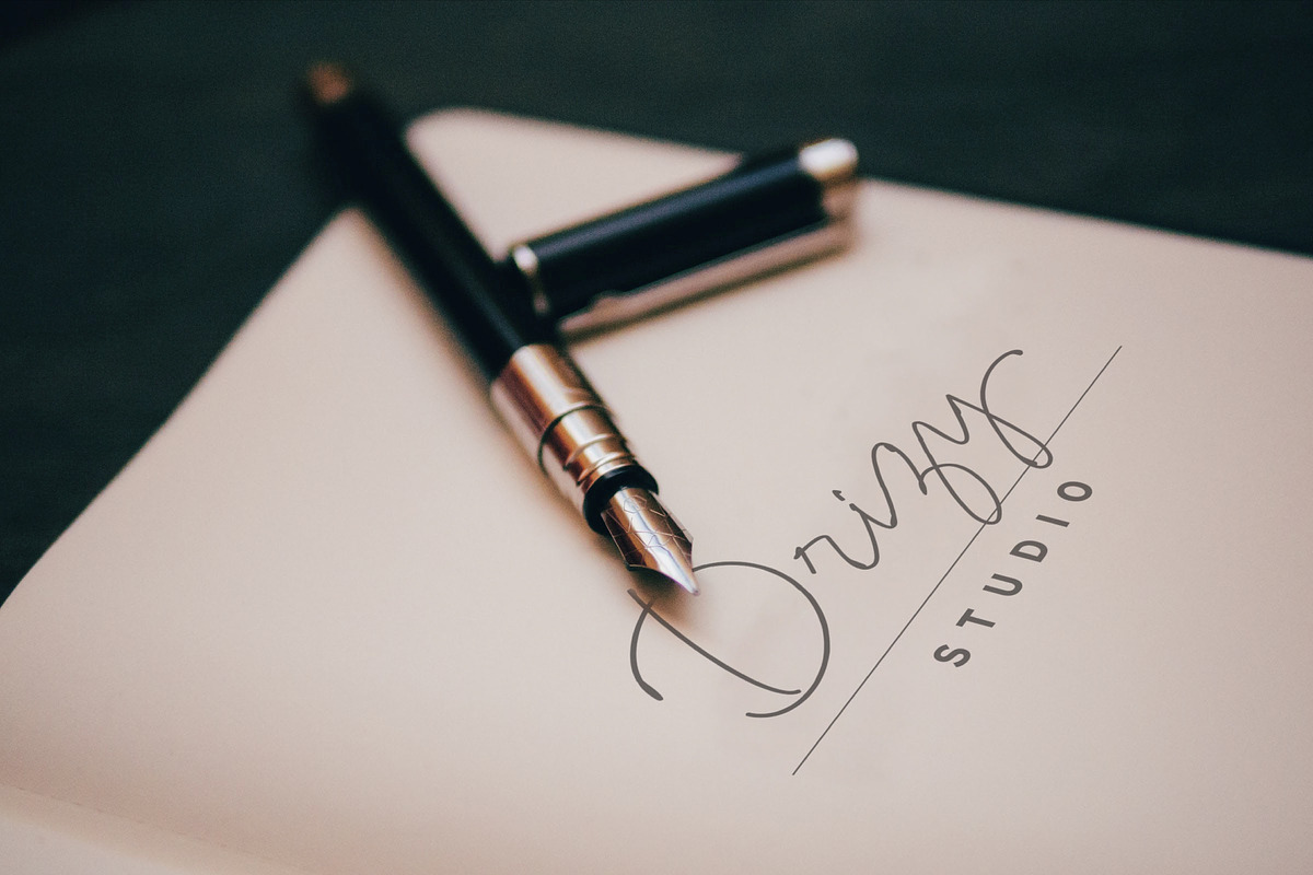 Bluekendy, a Script Font by Drizy (Photo 2 of 9)