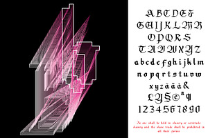 Pixel Fraktur Blackletter