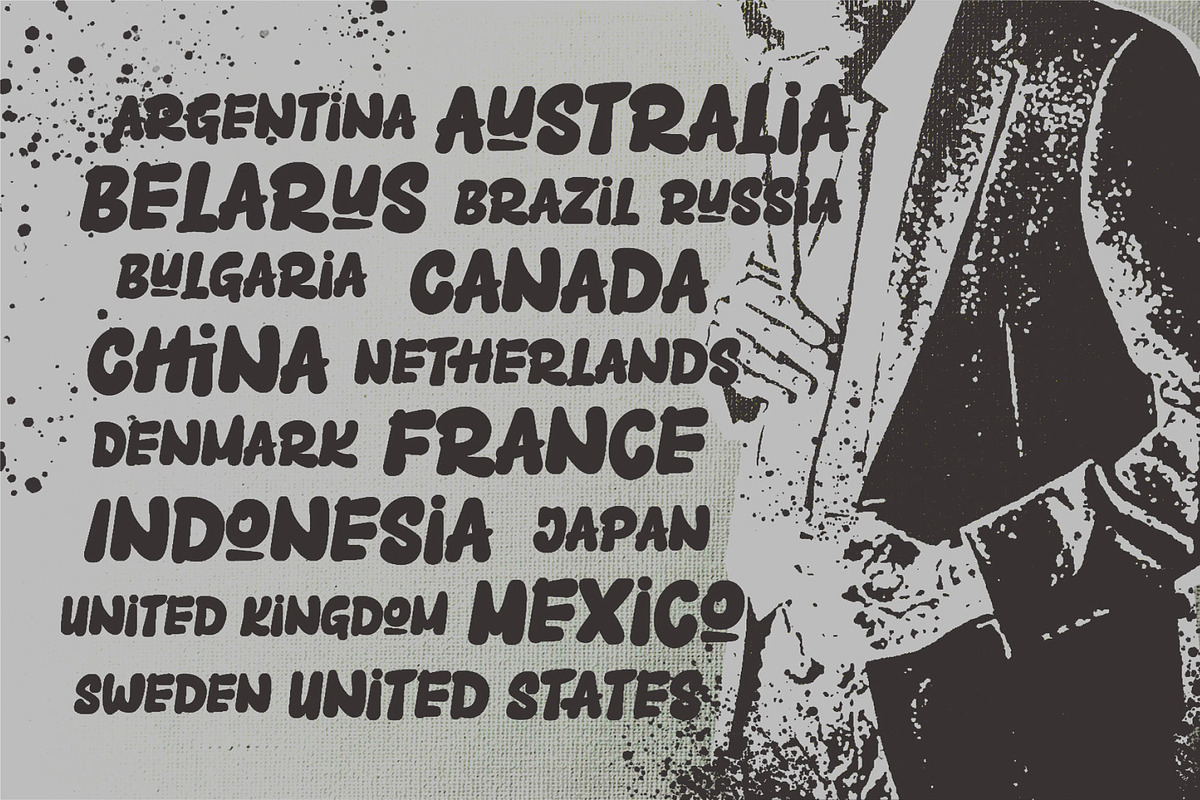 Hibeat Stage a Handwritten Font, a Handwritten Font by Rasiorise Studio (Photo 8 of 12)
