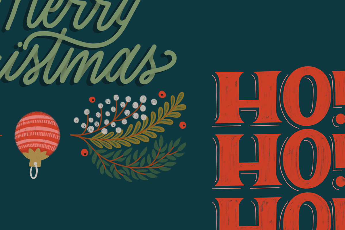 Holiday Hand Lettered Illustrations, an Illustration by Abigail Creative (Photo 4 of 5)