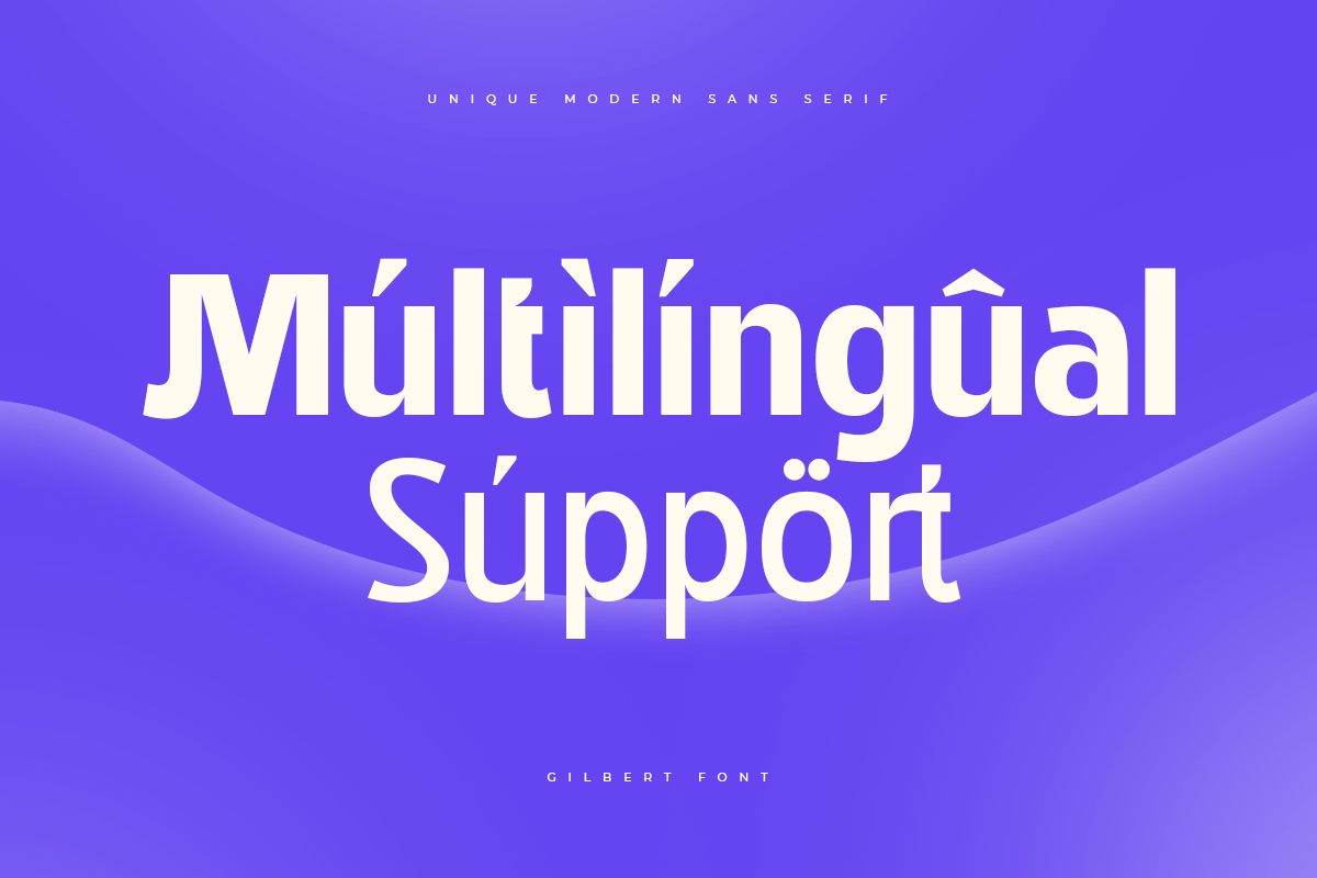 Gilbert - Unique Modern Sans Serif, a Sans Serif Font by Hamz Studio (Photo 17 of 17)