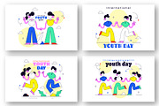 10 International Youth Day, a Person Illustration by denayunebgt (Thumbnail 3 of 4)