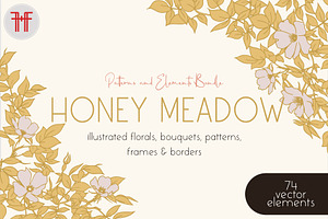 Floral Clipart Pattern Bundle