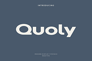 Quoly - Modern Display Typeface, a Font by Letterna (Thumbnail 1 of 4)
