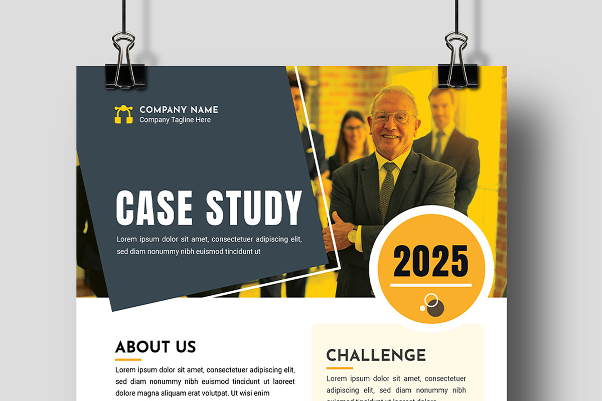 Company Case Study Design, a Stationery Template by MightyDesign (Photo 2 of 8)