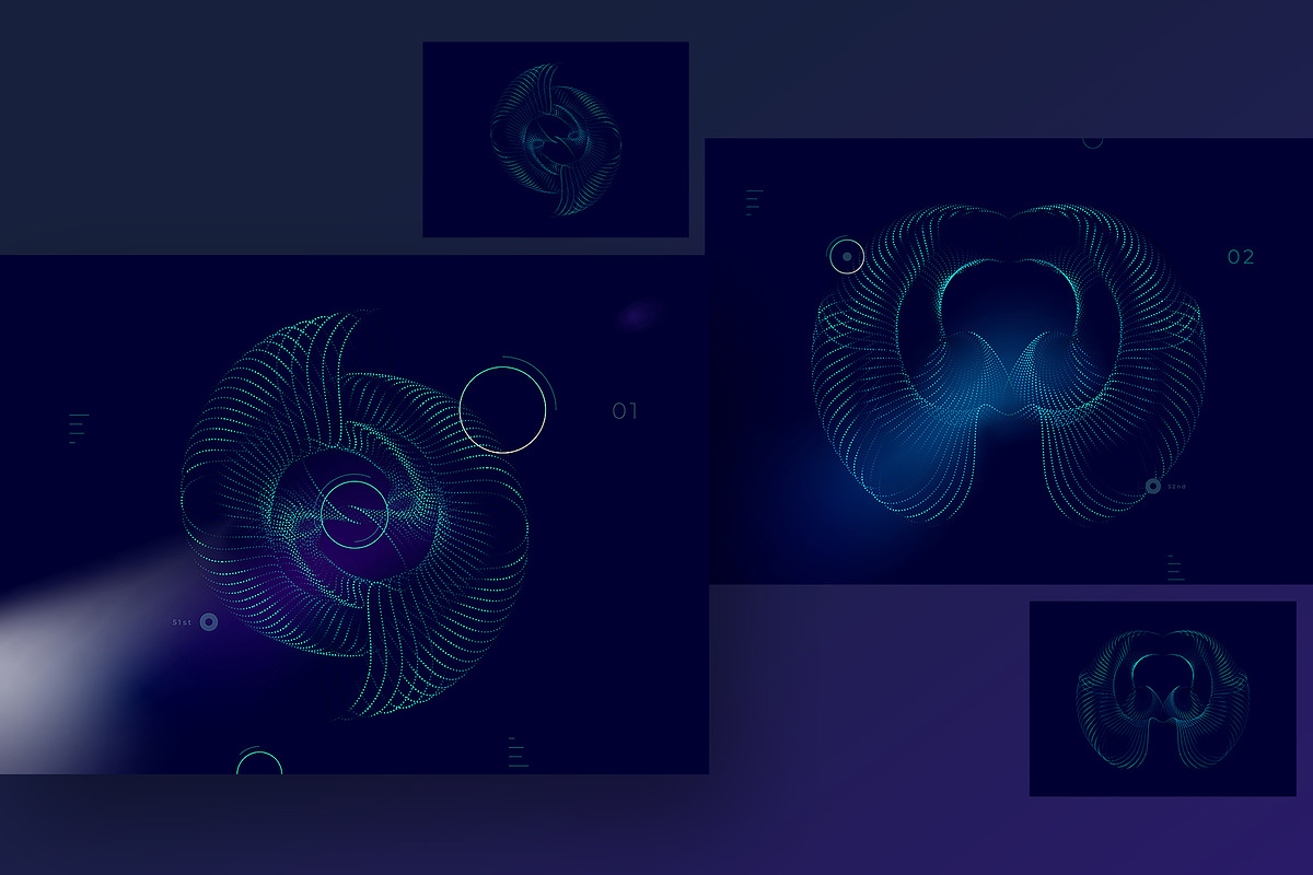 Particle Backgrounds vol 6, a Templates & Theme by blauananas (Photo 6 of 29)