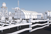Low Poly Farm House and Animals Pack, an Architecture 3D Model by multimedia4ds (Thumbnail 12 of 14)