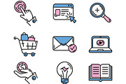 Web Social Media Icons Set, a Templates & Theme by studiogstock (Thumbnail 2 of 3)
