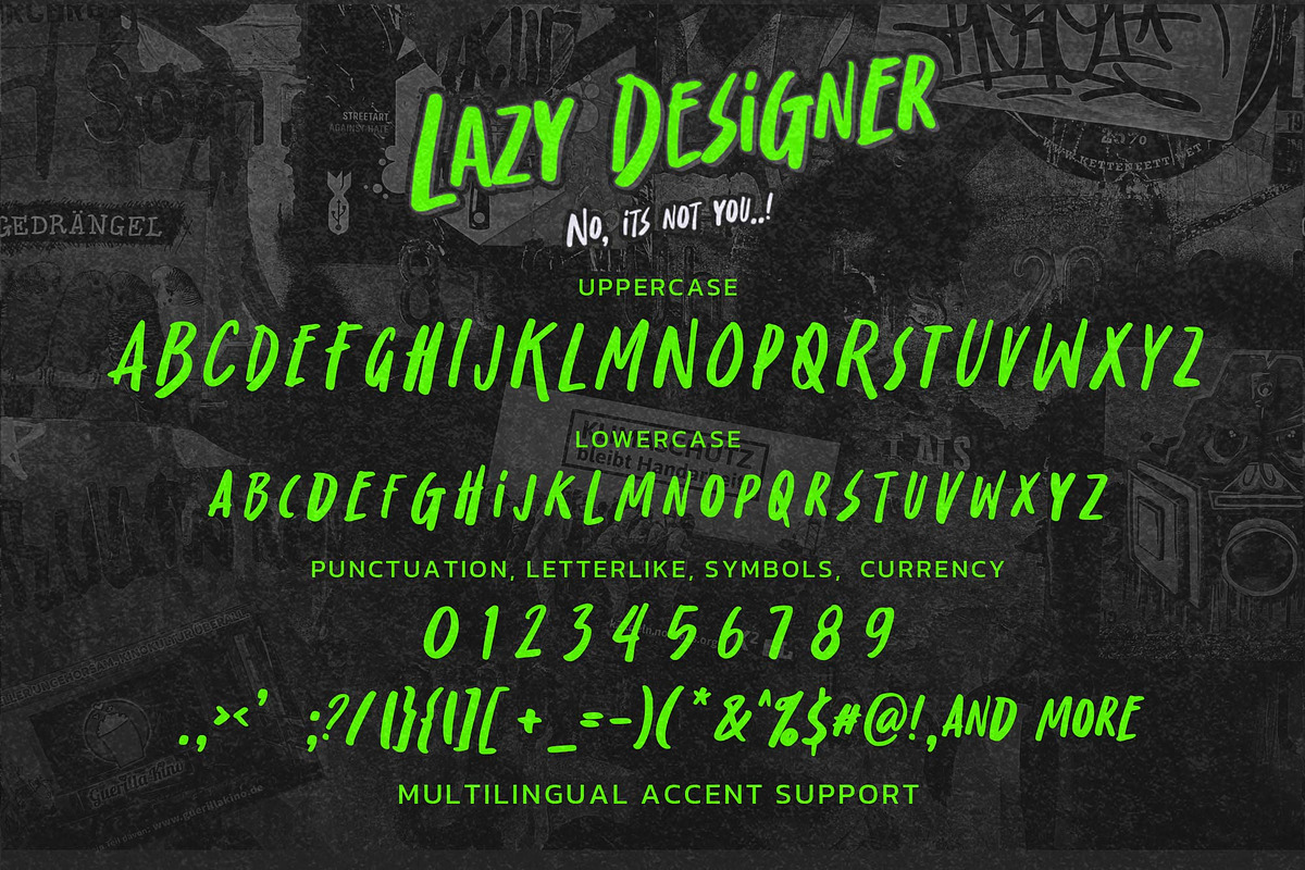 Lazy Designer – Natural Handwritten, a Sans Serif Font by Almarkhatype (Photo 4 of 8)