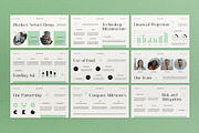 White Green Pitch Deck Google Slide, a Presentation Template by graphicook (Thumbnail 3 of 4)
