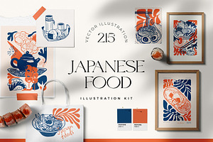 Japanese Food Illustration Kit