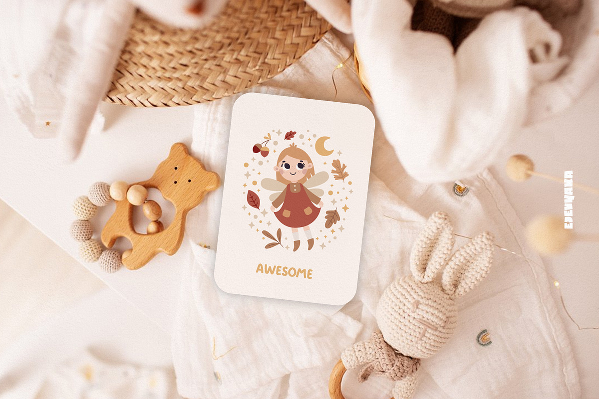 Kids Fairy. Clipart & Patterns, a Seasonal Illustration by Ejevyaka (Photo 14 of 14)