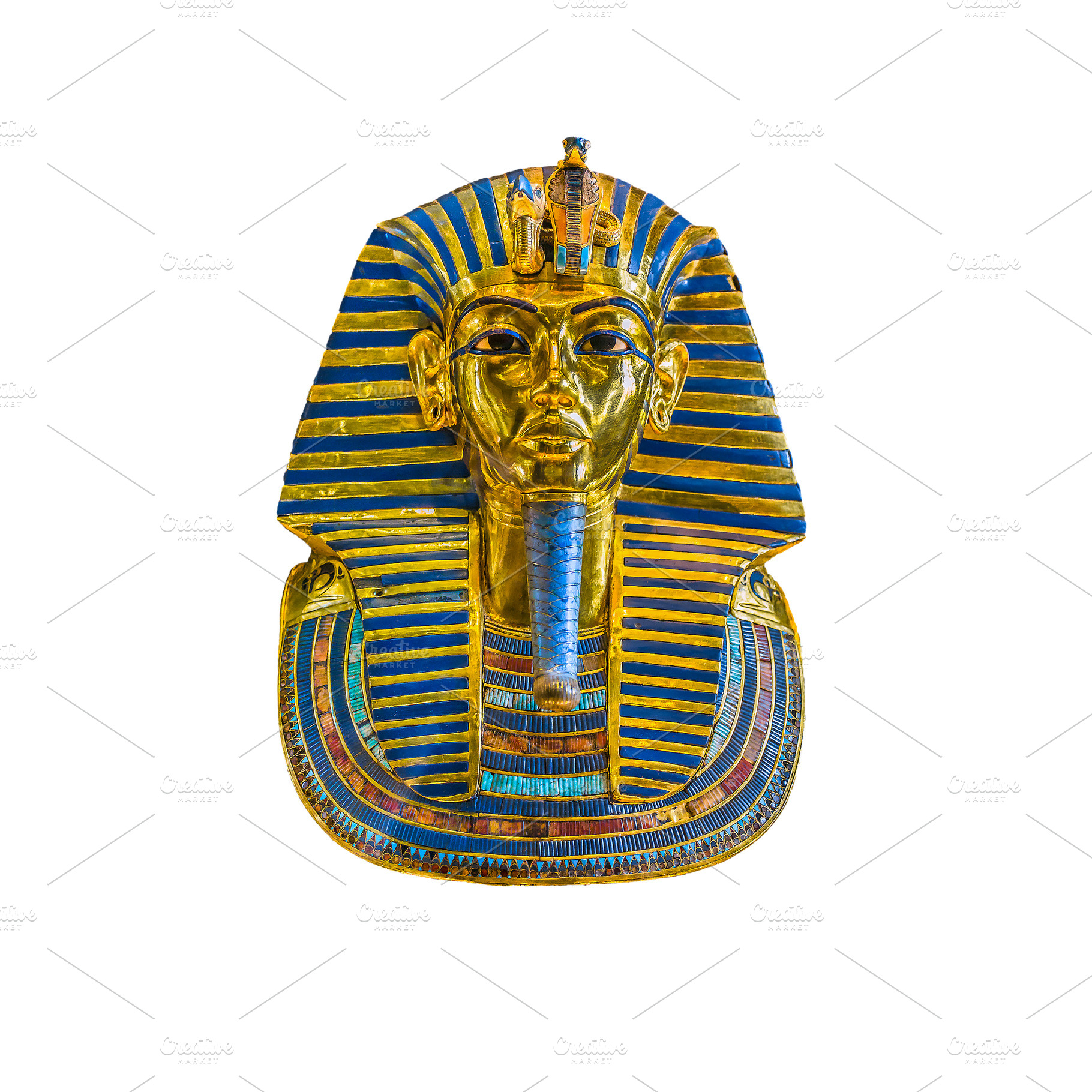 Mask of Egyptian pharaoh Tutankhamun, an Arts & Entertainment Photo by BOOCYS