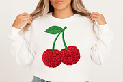 Faux Crochet Valentines Day Cherry, an Illustration by Craft Nest (Thumbnail 3 of 5)