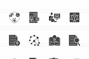 25 AI in Education Glyph Icons, an Icon by IconBunny (Thumbnail 2 of 2)