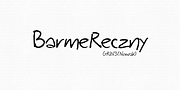 Barme Reczny, a Font by GRIN3 (Nowak) (Thumbnail 1 of 2)