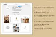 Instagram Post & Stories. Florals, a Social Media Template by Mint Air Studio (Thumbnail 9 of 9)