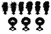 Black Queen Silhouette Clipart, an Illustration by Illustrator Space (Thumbnail 4 of 9)
