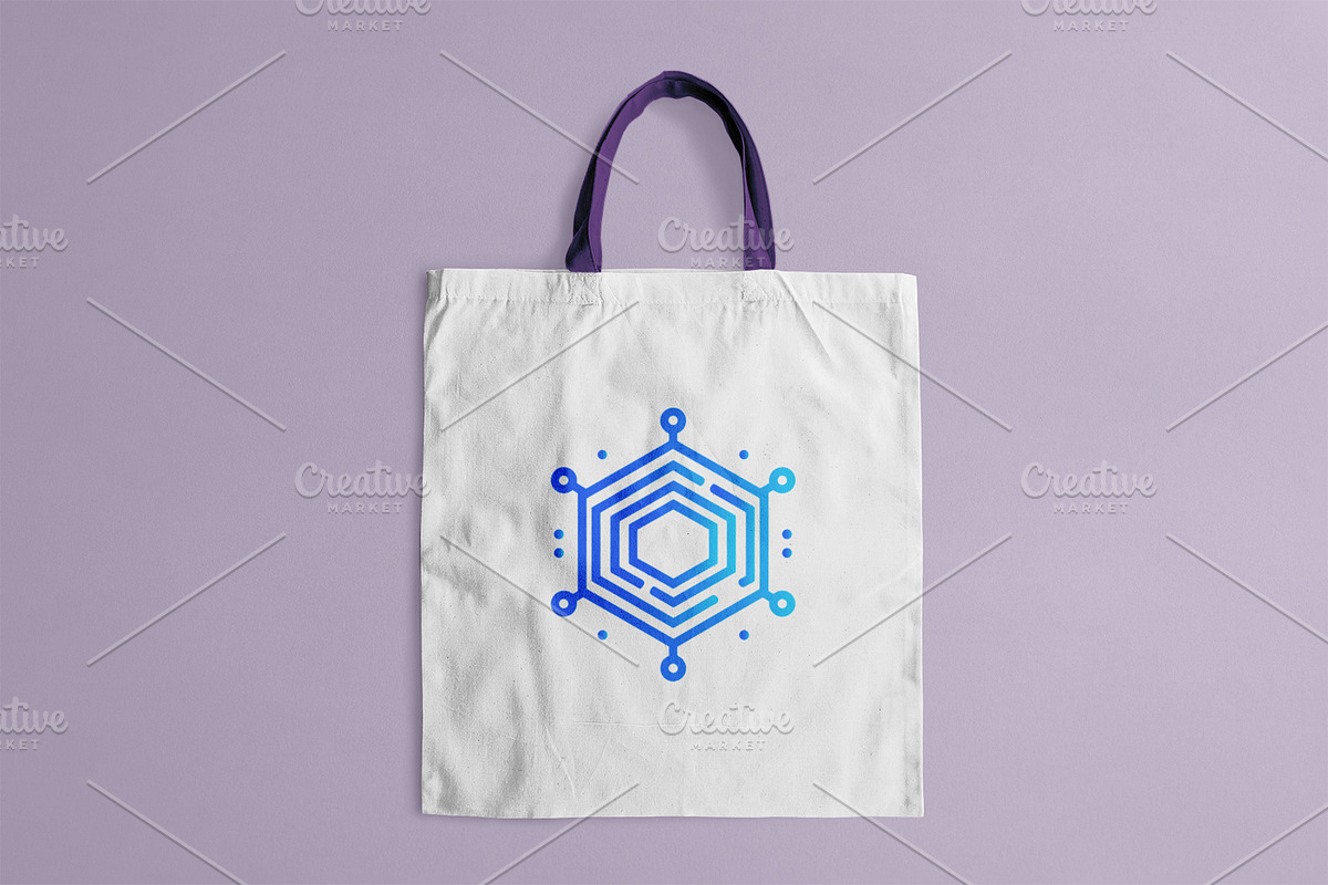 Digital tech hexagon modern logo, a Branding & Logo Template by Vectorium Studio (Photo 7 of 9)