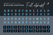 Tesla Coil Lightning Letters Overlay, a Symbol Font by PhotoSpirit (Thumbnail 3 of 8)