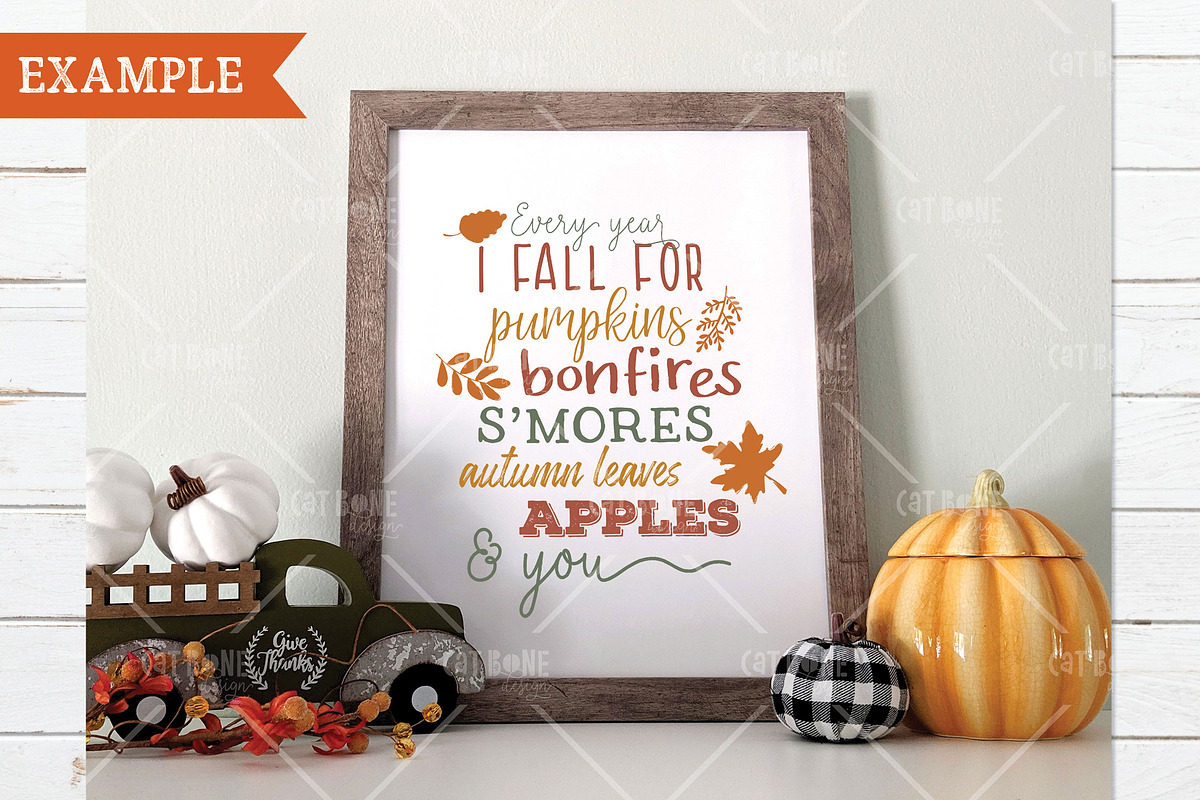 Fall Frame Mockup 9, a Household Mockup by CatBoneDesign (Photo 2 of 3)