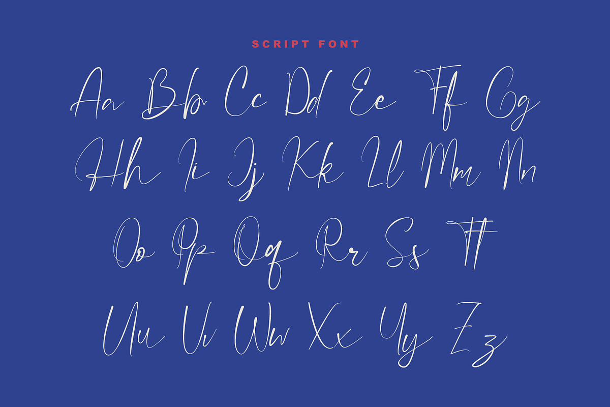 Sains Font Duo Script Free Sans, a Script Font by Maulana Creative (Photo 2 of 8)